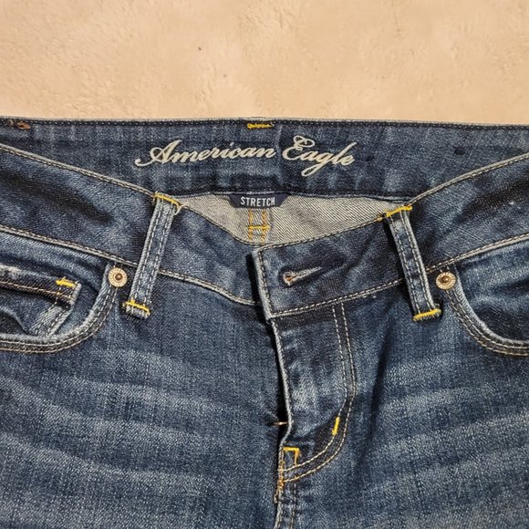 American Eagle Stretch Skinny Denim Jeans Size: 4 - Picture 2 of 10